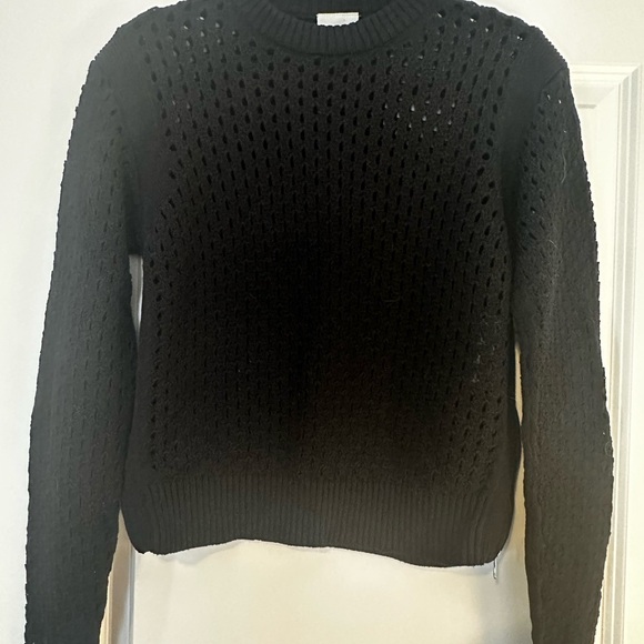 Varley Black Open-Knit Sweater size XS - Picture 1 of 6
